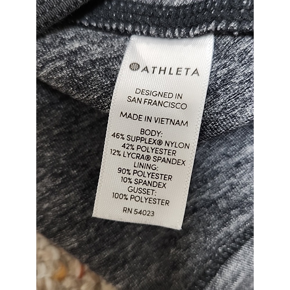 ATHLETA Excursion Skort Skirt Charcoal Gray Upf 50+ Pockets Small 28x16 - Picture 5 of 11